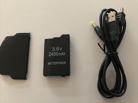 Sony PSP Revival Kit Battery, Charger, Cover, SD Adapter 2000 2001 3000 3001