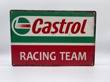Blechschild Castrol Racing Team 20x30cm Nosta...