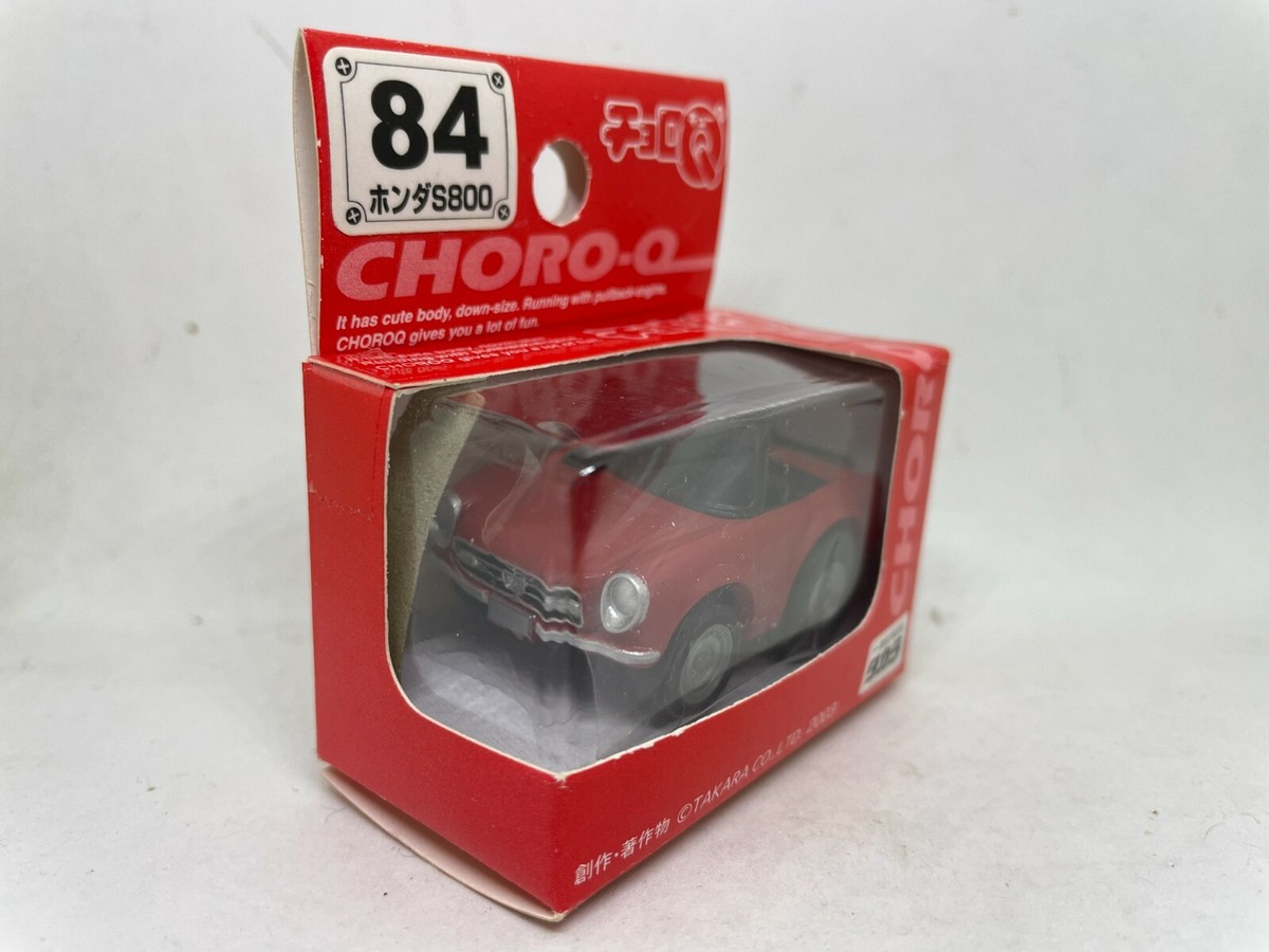 CHORO Q RED BOX HONDA N360 94, S800 84 2 CARS SET TOMY