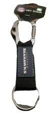 Seattle Seahawks Premium Carabiner Keychain Bottle Opener Combo Football