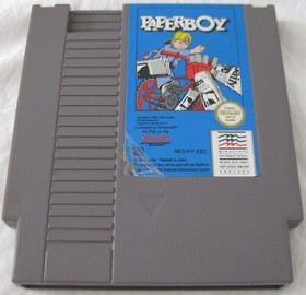 paperboy  authentique version originale nintendo nes eec