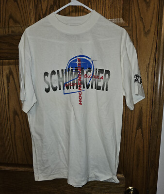 Vintage  Suzuka Schumacher Hockenheim Formula 1 Tee Shirt Medium