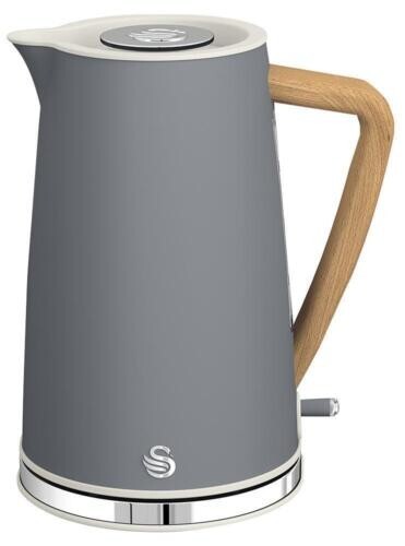 Hervidor de agua inalámbrico estilo nórdico 1,7 L, gris - SWAN