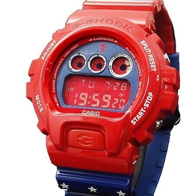 美品　カシオ　G-SHOCK ユニオンDW-6900UN UNION Casio G-shock X Union Pegleg NYC 1289 Dw-6900un 20th Anniv. Red