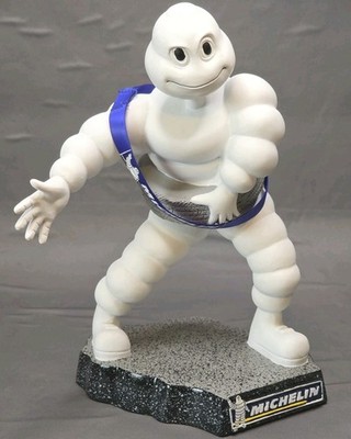 BIB MICHELIN MAN 8'' BOBBLEHEAD DOLL PROMOTIONAL ITEM MICHELIN TIRE MAN FIGURE