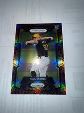 Paul Skenes 2024 rc Snakeskin snake panini prism red and black