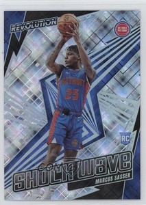 2023-24 Panini Revolution Shock Wave Cosmic /99 Marcus Sasser #18 Rookie RC