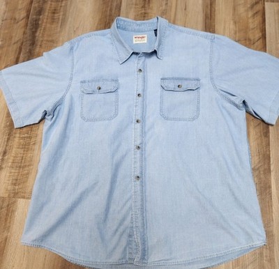 Wrangler Authentics Men's Demin Shirt Size 22XL/TG