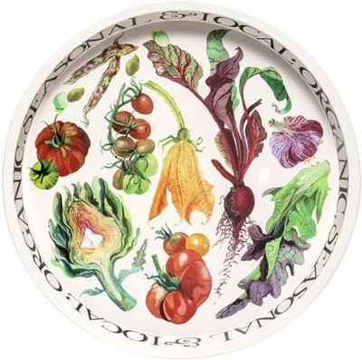 Emma Bridgewater Dig The Garden Blechdose Deepwell Tablett 300 mm Durchmesser 