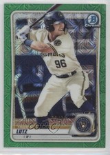 2020 Bowman Chrome Mega Box Green Mojo Refractor 72/99 Tristen Lutz 0s9t