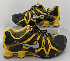 Rare 2012 Nike Shox Turbo 13 Black Yellow Silver 526531-001 Mens Size 13 2012 11.5 Nike Shox Turbo 454166-001 Black | Mercari main image 4