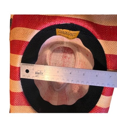 Gold Coast Old Glory Drifter Western Straw Hat Americana USA  display picture 1