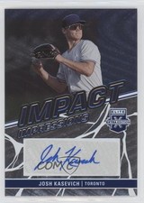 2023 Panini Elite Extra Edition Impact Impressions Josh Kasevich Auto 14lt