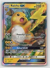 Raichu GX Holo Ultra Rare Shining Legends 29/73 LP on eBay