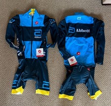 Bicicleta de ciclismo grande Castelli para hombre de una pieza triatlón Rosso Corsa traje San Remo