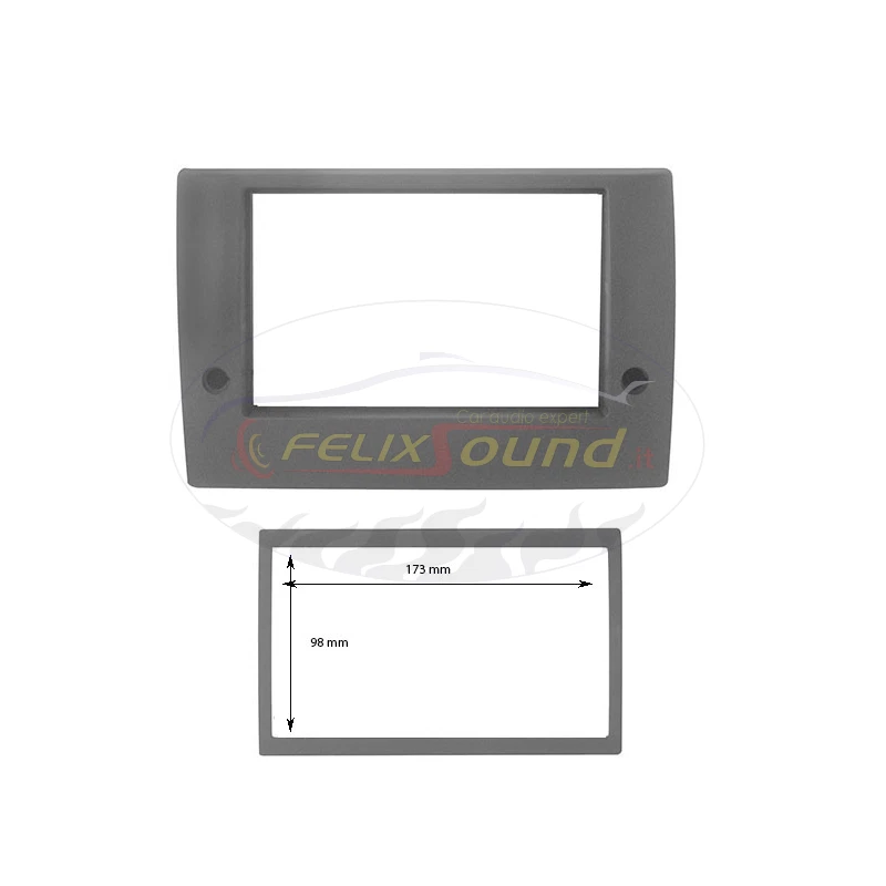 Phonocar - Adattatore autoradio 03267 Mascherina con foro ISO colore