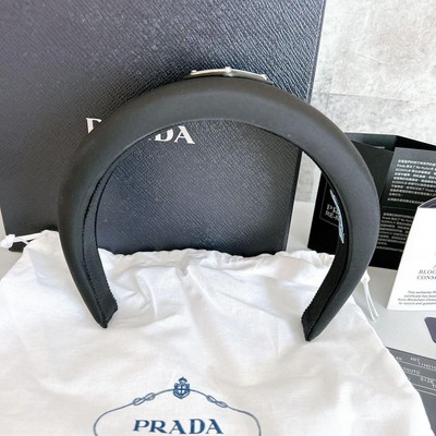 Prada Re Nylon Padded Headband Black Tessuto Regenerated  display picture 1