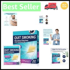 Step 2 Smoking Cessation Patches - 30 Pack, Natural Ingredients for Lasting Stop