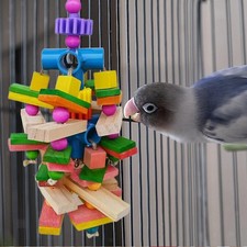 Parrot Bird Toy Practicing Creative Bird Chewing Toy Tearing Toy Bird Cage Toy