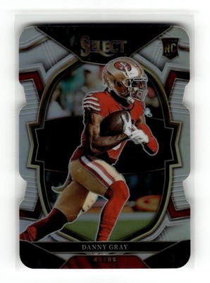 Danny Gray 2022 Panini Select #6 San Francisco 49ers Silver Prizm Die Cut