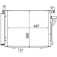 Kondensator Klimaanlage Mahle AC 712 000S FüR Hyundai I10 I