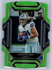 Simi Fehoko 2021 Select #283 Rookie Green Die Cut /349