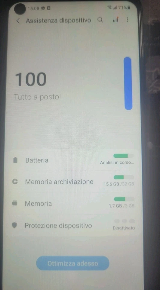 Smartphone Samsung A21s - 32GB - Blu (Sbloccato) - Immagine 3 di 4