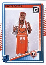 2025 Donruss WNBA Basketball Card #92 Saniya Rivers RR RC