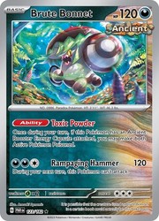 Brute Bonnet 123/182 Paradox Rift Holo Rare Pokémon TCG