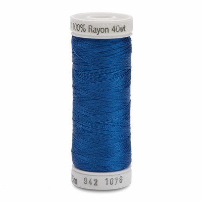 942-1076 KÖNIGSBLAU GUTERMANN SULKY 40wt VISKOSE STICKGARN 225m