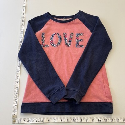 Cherokee Love Sweater 10/12 Large For Girls