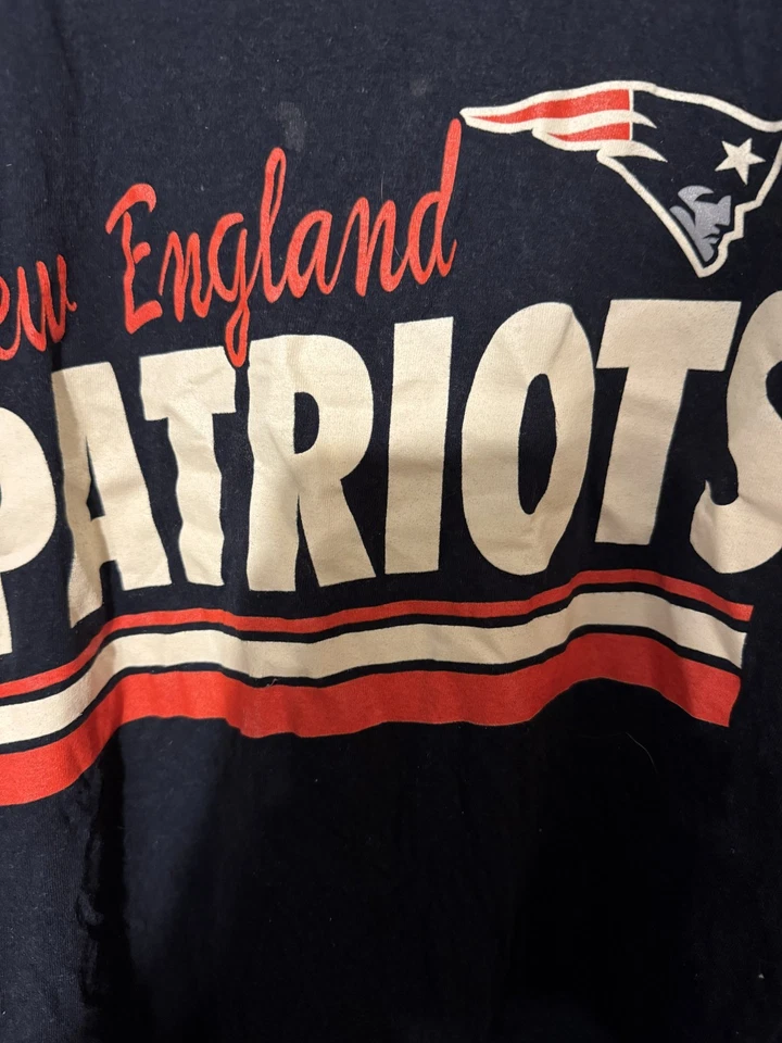 Camiseta New England Patriots Hombre XL Azul Camiseta NFL Foto 3 de 4