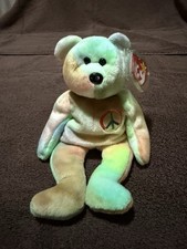 Ty Beanie Baby: Peace Bear 1996 - Multicolor