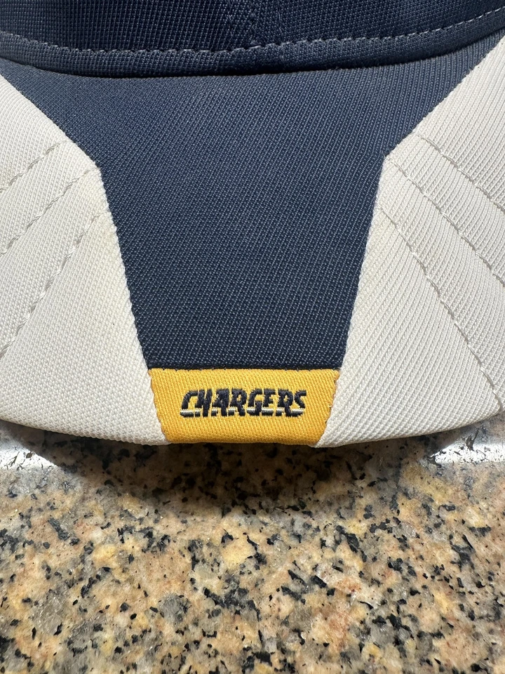 Gorra San Diego Chargers para hombre talla única azul marino blanco amarillo NFL fútbol Reebok Foto 2 de 4