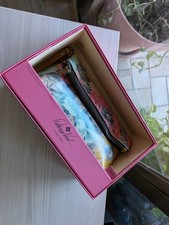 Patricia Nash Floral Foldover Clutch New in Box All Natural Materials