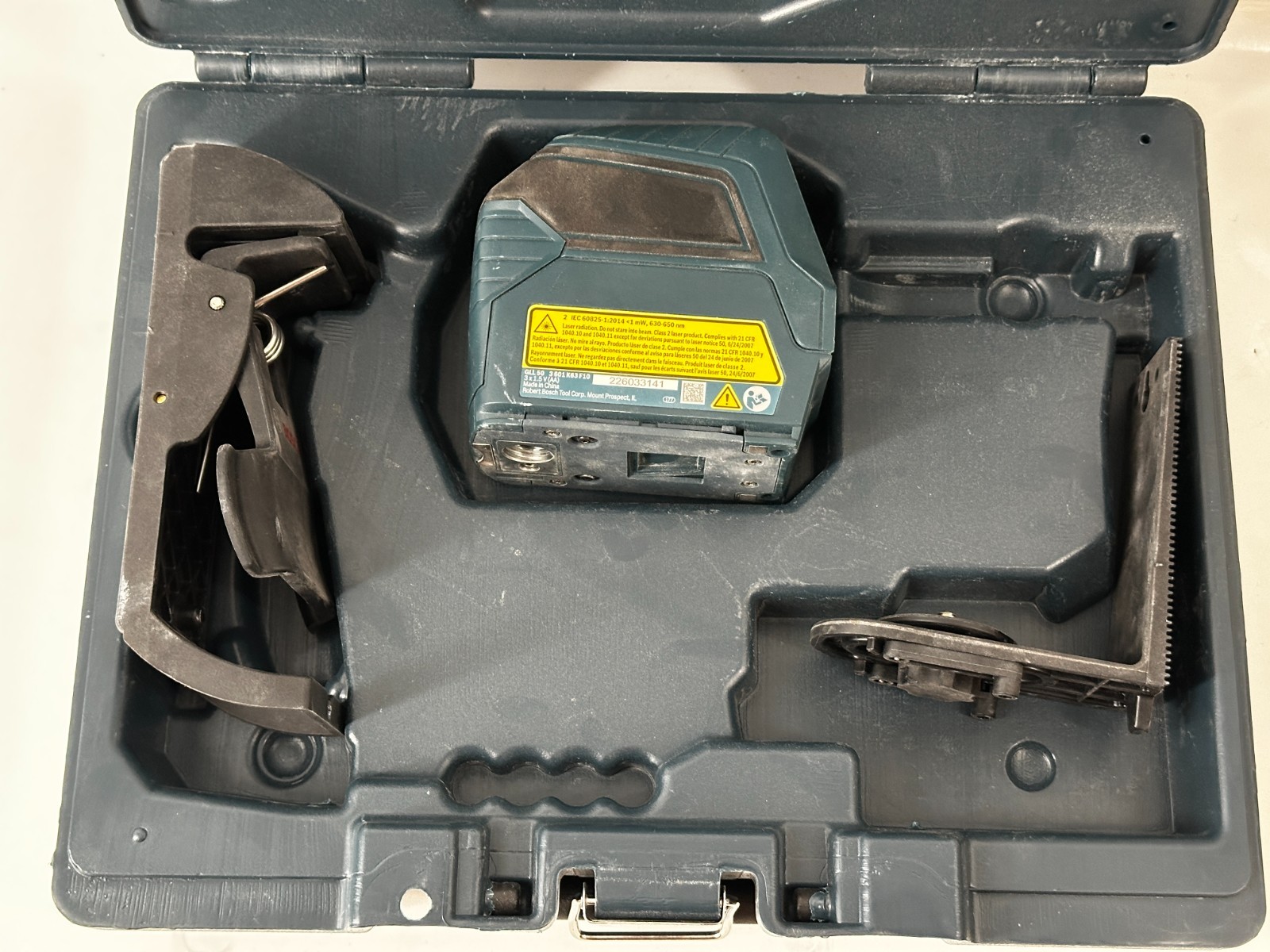 BOSCH GLL50-20G 65 Ft Green-Beam Self-Leveling Cross-Line Laser