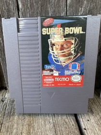 Vintage NES Tecmo Super Bowl Game And Manual TESTED