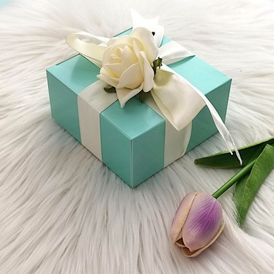 300 pcs Cake FAVOR BOXES 4''x4''x2'' Wedding Party Decorations GIFT Supply SALE