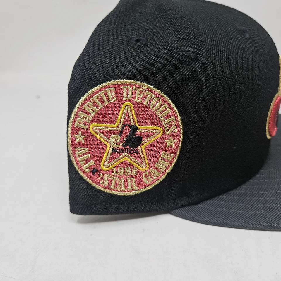 Игра New Era 59FIVE MLB Montreal Expos 1982 All Star черная облегающая - размер 7 5/8 - Изображение 3 из 4