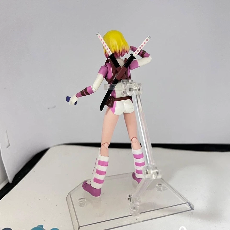 Medicom MAFEX 071 Gwenpool Action Figure Marvel Comics Collectible Japan No Box - Image 4 of 4