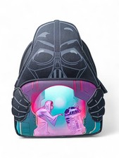 Image of Loungefly Star Wars Darth Vader With Princess Leia And R2-D2 Backpack