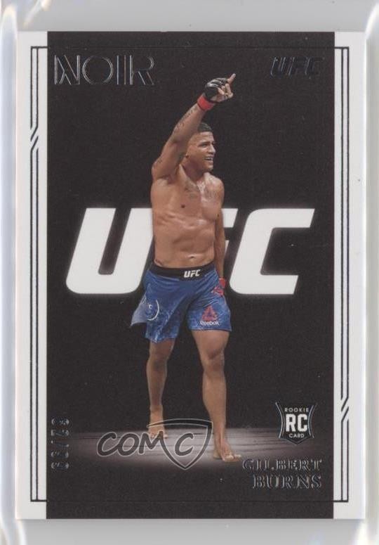 2021 Panini Chronicles UFC Noir 62/99 Gilbert Burns #304 0p0f