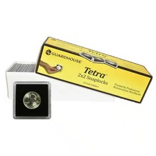 Guardhouse Tetra 2x2 Coin Display Holders for Quarters, 24.3mm