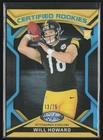 2025 Panini Certified Football Mirror Teal Will Howard #CRK-WHD