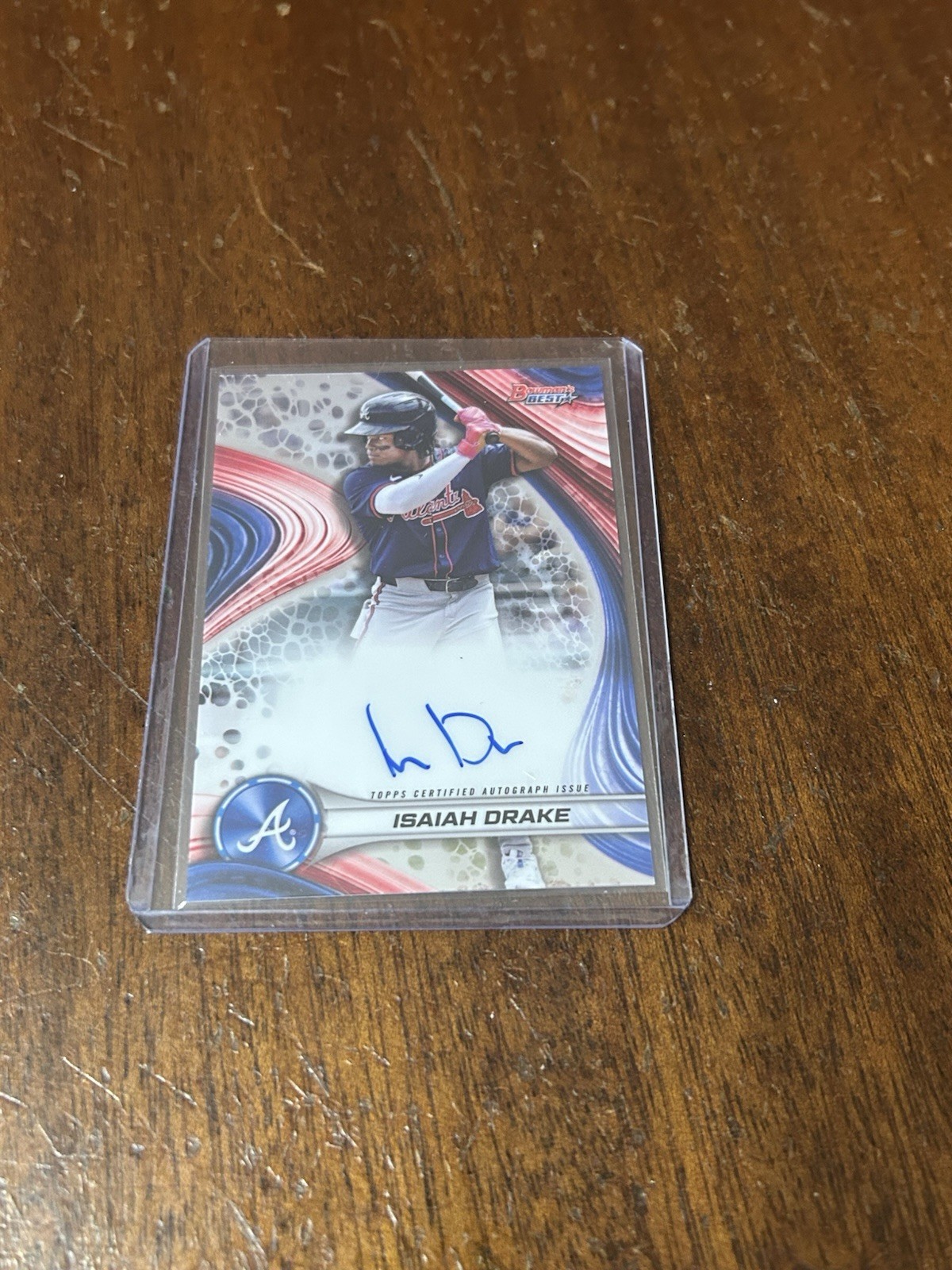 2024 Bowman - Chrome Prospect Autographs Isaiah Drake #CPA-ID (AU, RC)