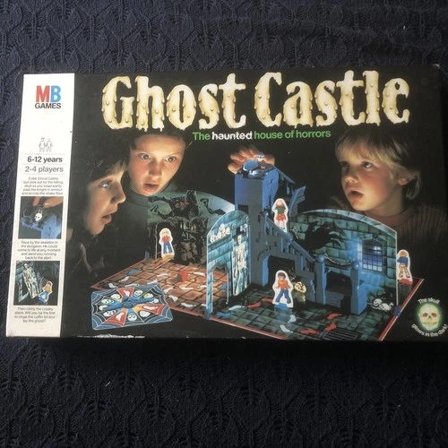 Ghost Castle Board Game Vintage MB Games very good condition and complete.