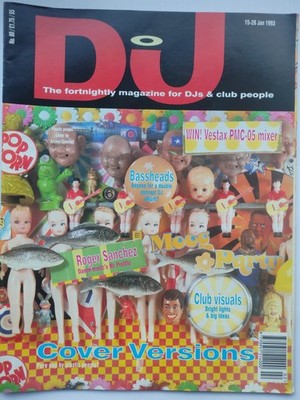DJ magazine JAN 93 ROGER SANCHEZ BASSHEADS TIME BLACK DOG B12 UBIK HOLY GHOST