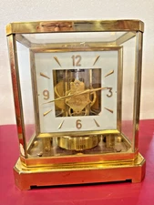 BEEN SERVICED 1970 JAEGER LECOULTRE 528 ATMOS CLOCK 211,XXX ONTIME WORKING