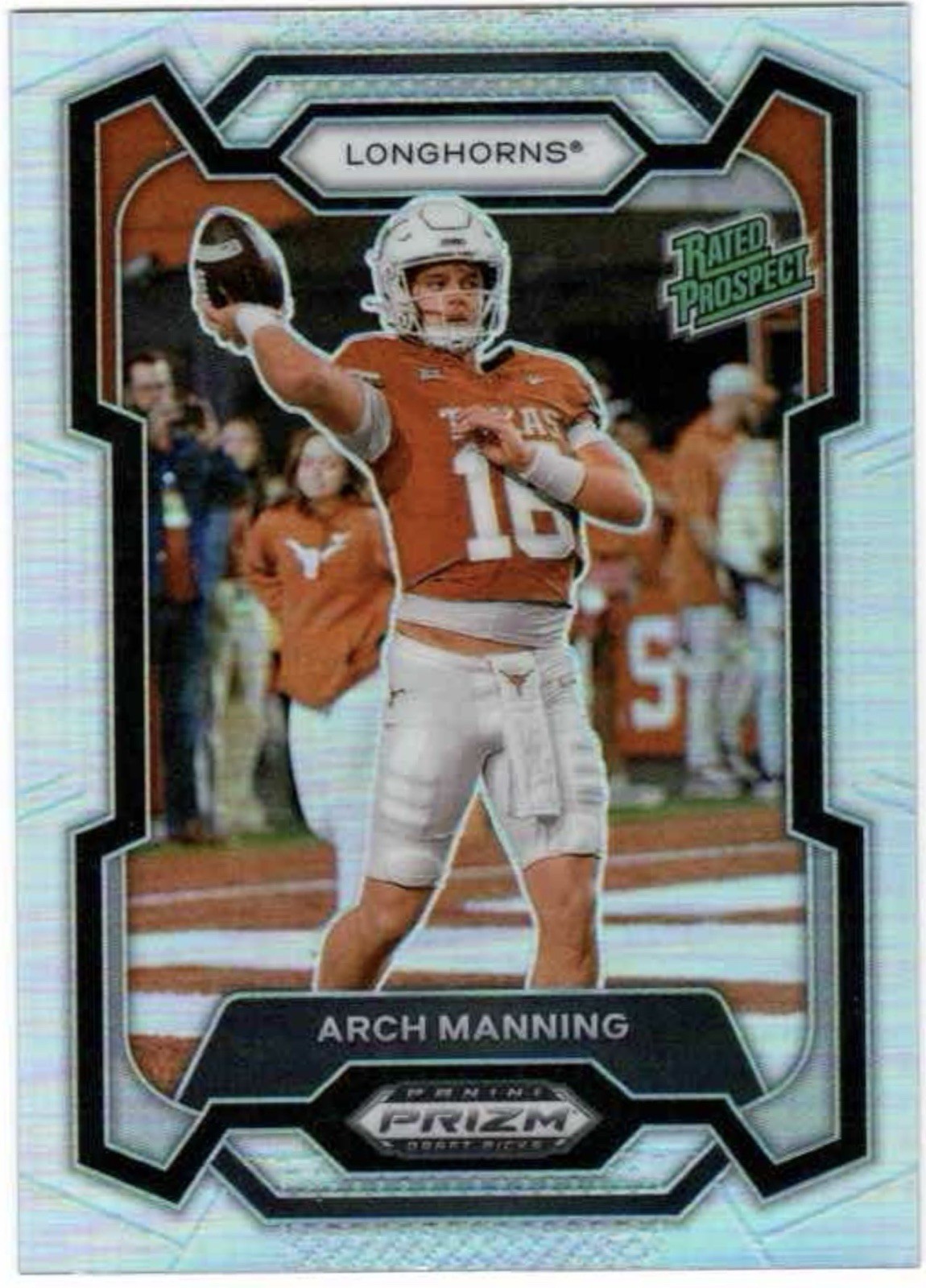 2024 Panini Prizm Draft Picks - Rated Prospect Arch Manning #192 Silver Prizm...