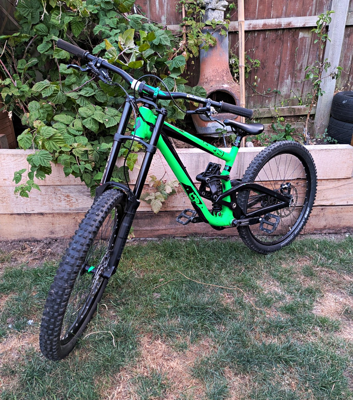 Scott Gambler 730 27.5in Downhill Full Suspension Bike Green/Black L